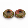 Natural Unakite Pendants G-T122-67D-2