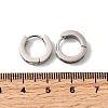 304 Stainless Steel Hoop Earrings EJEW-L302-02P-02-6