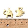 304 Stainless Steel Pendants STAS-L022-353G-3