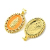 Brass Micro Pave Cubic Zirconia Pendants KK-H472-02G-2