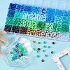 960Pcs 32 Style Transparent & Opaque Plastic Beads KY-YW0001-43-5