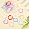 20Pcs UV Plating Opaque Acrylic Bead Frame PACR-YW0001-37-4