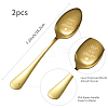 Stainless Steel Spoons Set AJEW-WH0253-010-2