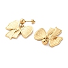 Stainless Steel Bowknot Stud Earrings for Women EJEW-Z074-01G-2