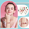 18Pcs 9 Colors Handmade Lampwork Beads LAMP-GA0001-13-6