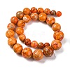 Graduated Natural Imperial Jasper Beads Strands G-P551-B01-01-3