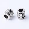 Tibetan Style Alloy Spacer Beads TIBE-Q063-79AS-RS-1