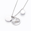 304 Stainless Steel Pendant Necklaces NJEW-F264-20P-3