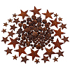 136Pcs 7 Styles Iron Pendants IFIN-WR0001-25-1