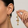 Women's 304 Stainless Steel Dangle Earrings JU0194-1