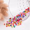 Solid Chunky Acrylic Ball Beads X-SACR-R812-4mm-M-3