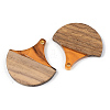 Resin & Walnut Wood Pendants RESI-S389-046B-A01-2