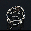 Adjustable Brass Filigree Ring Blank X-KK-E053-N-2