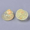 Transparent Epoxy Resin Cabochons LS-CRES-T020-02D-3