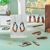 DIY Two Tone Dangle Earring Making Kit DIY-TA0009-01B-7