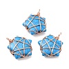 Synthetic Turquoise Pendants G-D458-07RG-07-RS-1