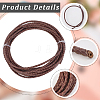 5 Yards Braided Leather Cord WL-CL0001-02B-5