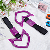 2Pcs ABS Plastic Devil Heart Rear Bumper Warning Handle Ring HJEW-SP0001-51C-4