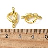 Brass Knot Connector Charms KK-S518-05G-3