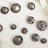 40Pcs 3-Hole Brass Buttons BUTT-CY0001-18B-7