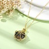 Stainless Steel Macrame Pouch Empty Stone Holder for Pendant Necklaces Making NJEW-TA00121-01-5