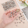 120Pcs 12 Styles Tibetan Style Alloy European Beads MPDL-ME0001-03-3
