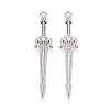 304 Stainless Steel Pendants X-STAS-N114-61P-1