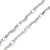 304 Stainless Steel Slider Necklace Makings AJEW-JB01261-01-3