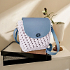 Handmade PU Leather Crochet Shoulder Bag Accessories Kits DIY-CL0002-52C-4
