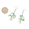 304 Stainless Steel Dangle Earrings EJEW-MZ00587-03-4