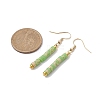 Natural & Synthetic Mixed Gemstone Beaded Dangle Earrings EJEW-JE05481-3