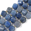Natural Blue Aventurine Beads Strands G-U023-A04-01-2