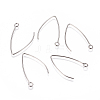 Tarnish Resistant 304 Stainless Steel Earring Hooks STAS-F227-26A-P-1