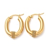 304 Stainless Steel Hoop Earrings X-EJEW-M221-04G-1