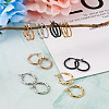 Stainless Steel Hoop Earrings STAS-TA0001-23B-4