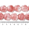 Cherry Quartz Glass Beads Strands G-F769-B01-02-5