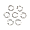 Tarnish Resistant 304 Stainless Steel Open Jump Rings STAS-J013-5x0.9mm-01-1