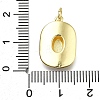 Brass Enamel Pendants KK-K400-20G-04-3