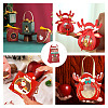 40Pcs 4 Colors Christmas Cardboard Paper Boxes CON-MB0001-03-6