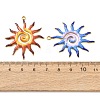 304 Stainless Steel Enamel Pendants STAS-K302-03G-3