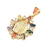 Religion Brass Pave Cubic Zirconia Pendants CU-CBA83A6-01D-G01-2