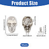 50Pcs Skull Alloy Rivets FIND-CA0011-72B-P-2