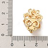 Brass Micro Pave Clear Cubic Zirconia Box Clasps KK-U037-35G-4