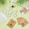 30Pcs Alloy Split Key Rings FIND-PH0061-62-4