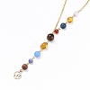Universe Galaxy The Nine Planets Guardian Star Stone Necklaces NJEW-JN02413-10-2