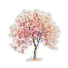 10Pcs 10 Styles Flower Tree Waterproof PET Stickers DIY-G121-03B-3