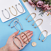 10Pcs 2 Colors Alloy Bikini Clips FIND-WR0012-88-3