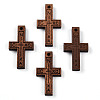 Natural Wood Pendants WOOD-N016-64-01-1