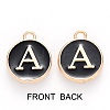 Golden Plated Enamel Alloy Charms ENAM-SZ0001-26B-A-3