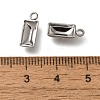 304 Stainless Steel Pendant Cabochon Settings STAS-I310-24P-3